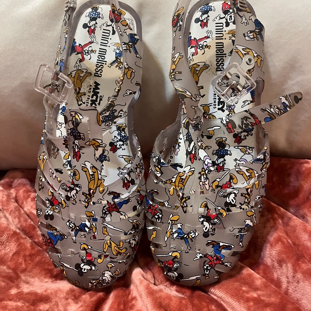 Mini Melissa Cartoon Character Jelly Sandals